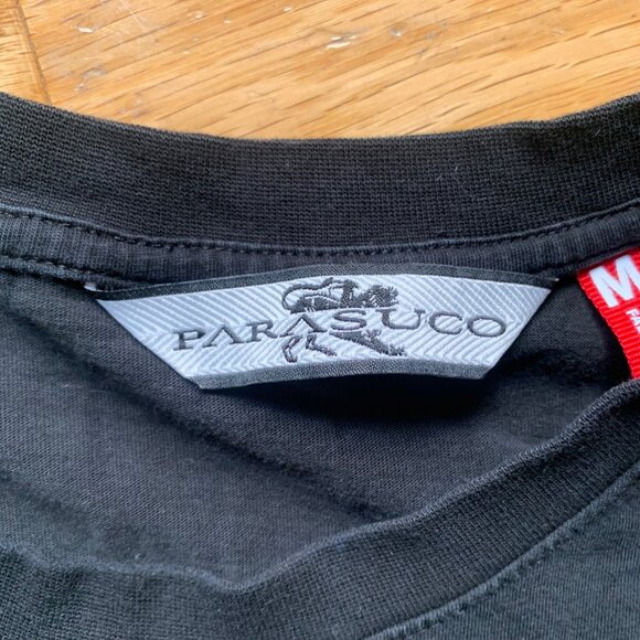 Parasuco Black Logo Graphic Tee – Size M - Picture 4 of 8